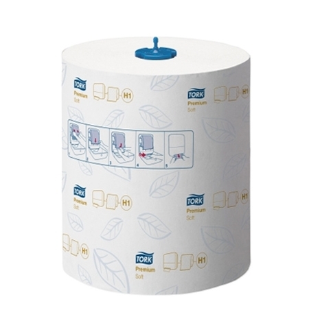 фото: Бумажные полотенца Tork Premium H1 290016, в рулоне, 100м, 2 слоя, белые