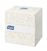 Косметические салфетки Tork Premium F1 140278, для лица, 100шт, 2 слоя, белые