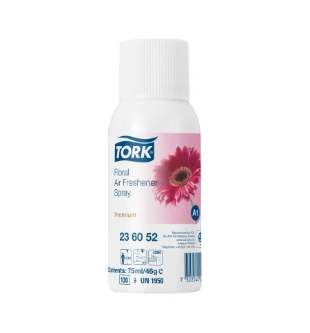 фото: Освежитель воздуха Tork Premium A1 75мл, запасной картридж, 236052, с цветочным ароматом