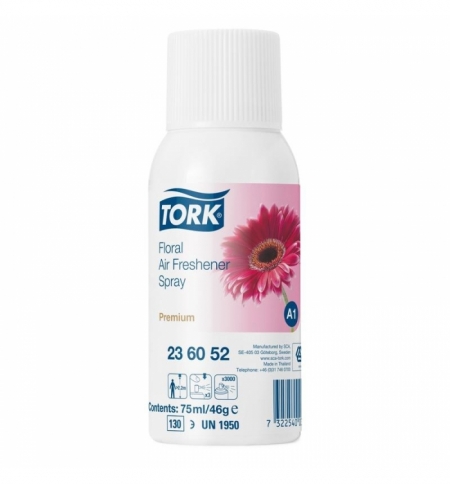 фото: Освежитель воздуха Tork Premium A1 236052, с цветочным ароматом, 75мл, запасной картридж