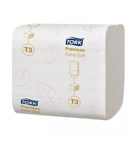 фото: Туалетная бумага Tork Premium T3 114276, 252 листов, 2 слоя, белая