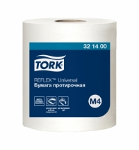 фото: Протирочная бумага Tork Reflex Universal M4, 1 слой, 270м, белые, 321400